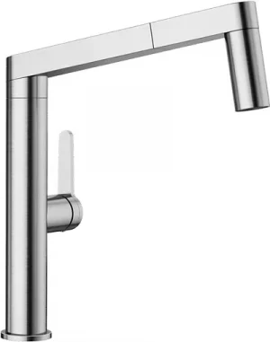 Смеситель для кухни с выдвижным изливом Blanco Panera-S нержавеющая сталь 521547