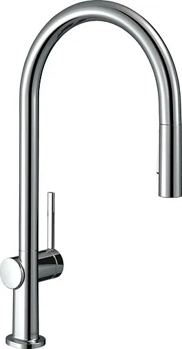 Смеситель для кухни с выдвижным изливом Hansgrohe Talis M54 210 1jet sBox хром 72803000