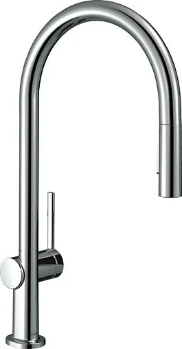 Смеситель для кухни с выдвижным изливом Hansgrohe Talis M54 210 2jet хром 72800000