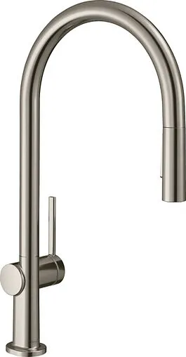 Смеситель для кухни с выдвижным изливом Hansgrohe Talis M54 210 2jet sBox под сталь 72801800