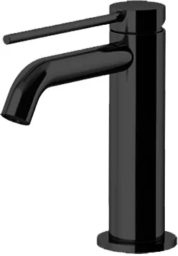 Смеситель для раковины Gattoni Circle Two чёрный матовый 9142/91NO