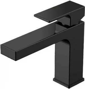 Смеситель для раковины Gattoni Kubik чёрный матовый 258½5NO