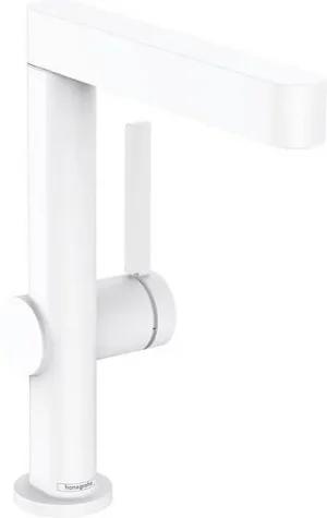 Смеситель для раковины Hansgrohe Finoris 230 белый матовый 76060700