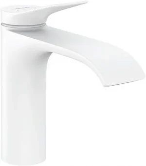 Смеситель для раковины Hansgrohe Vivenis 110 белый матовый 75022700