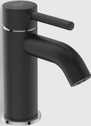 Смеситель для раковины Ideal Standard Kolva чёрный матовый/хром BC666U4