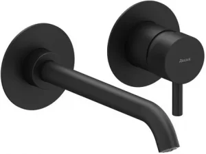 Смеситель для раковины из стены Ravak Espirit чёрный матовый X070278