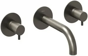 Смеситель для раковины из стены Ravak Espirit графит X070313