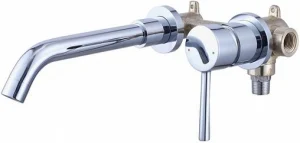 Смеситель для раковины из стены Swedbe Platta хром 5502