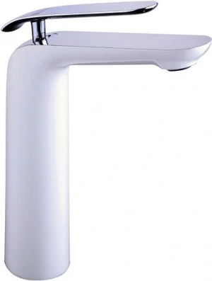 Смеситель для раковины Lemark Melange белый/хром LM4909CW