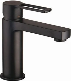 Смеситель для раковины Paffoni Ringo чёрный матовый RIN071NO
