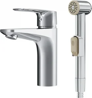 Смеситель для раковины с гигиеническим душем Am.Pm Gem хром F90A03000