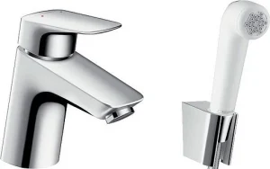 Смеситель для раковины с гигиеническим душем Hansgrohe Logis 70 хром 71290000