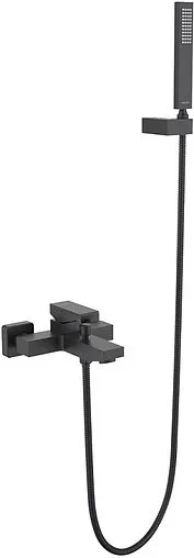 Смеситель для ванны Aquatek Либра чёрный матовый AQ1649MB