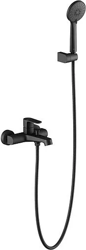 Смеситель для ванны Aquatek Оберон чёрный матовый AQ1249MB