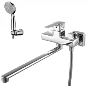 Смеситель для ванны с длинным изливом Lemark Basis хром LM3617C