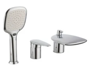 Смеситель на борт ванны на 3 отверстия Lemark Status хром LM4445C