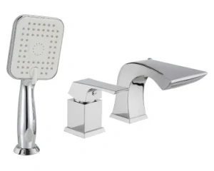 Смеситель на борт ванны на 3 отверстия Lemark Unit хром LM4545C