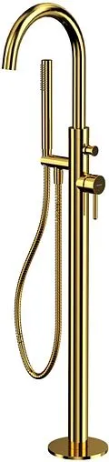Смеситель для ванны напольный WHITECROSS Y gold золото Y1233GL