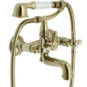 Смеситель для ванны Nobili Grazia бронза/белый GRC5001BR