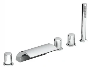 Смеситель на борт ванны на 5 отверстий Ravak WF 025.00 хром X070060