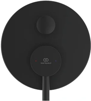 Смеситель для ванны скрытого монтажа Ideal Standard Ceraline чёрный матовый/хром A6939XG