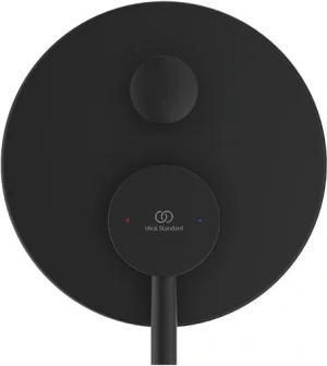 Смеситель для ванны скрытого монтажа Ideal Standard Ceraline чёрный матовый/хром A7389XG