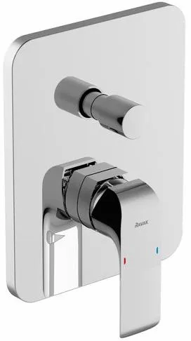 Смеситель для ванны скрытого монтажа Ravak Flat хром X070123
