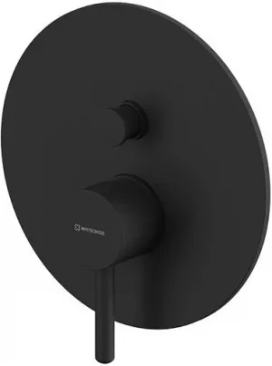 Смеситель для ванны скрытого монтажа WHITECROSS Y black чёрный матовый Y1235BL
