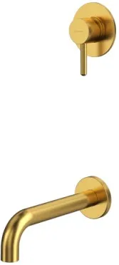 Смеситель для ванны скрытого монтажа WHITECROSS Y brushed gold золото брашированное YSET03GLB