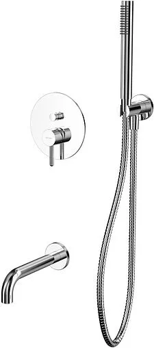 Смеситель для ванны скрытого монтажа WHITECROSS Y chrome хром YSET06CR