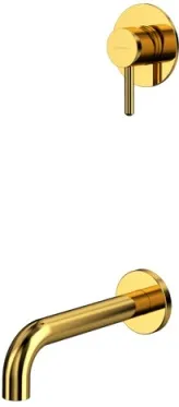 Смеситель для ванны скрытого монтажа WHITECROSS Y gold золото YSET03GL