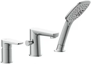 Смеситель на борт ванны на 3 отверстия Cersanit Moduo хром 64100