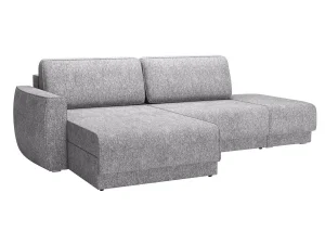 Женева SOPF ПРАВЫЙ диван-кровать угловой еврокнижка / Сильвер