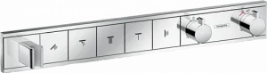 Термостат для 5 потребителей Hansgrohe RainSelect хром 15358000
