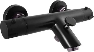 Термостат для ванны Rav Slezak чёрный матовый TRM54.5CMATC