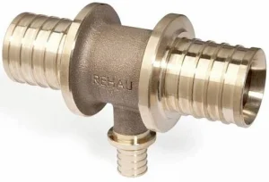 Тройник аксиальный редукционный 63мм x 25мм x 63мм Rehau Rautitan RX+ 14562861001