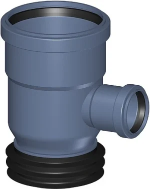 Тройник-восстановитель раструба внутренний бесшумный D=110x110мм Угол 87° Poloplast POLO-KAL NG P1944