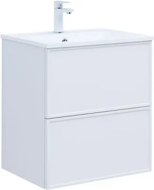 Тумба-умывальник Aquanet Арт 60 белый матовый 00313254+00306390