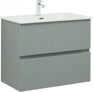 Тумба-умывальник Aquanet Джейн 80 мисти грин 00313318+