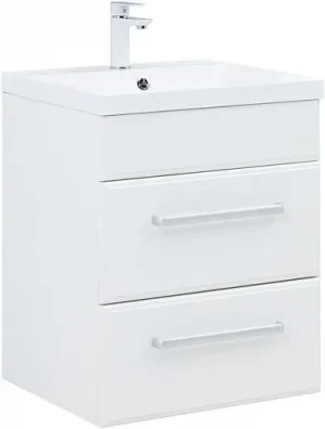 Тумба-умывальник Aquanet Лукка 60 белый 00302396+00281220