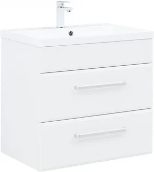 Тумба-умывальник Aquanet Лукка 75 белый 00302397+00281221