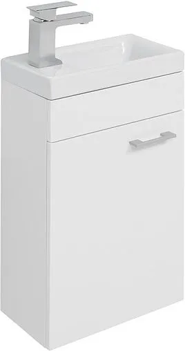 Тумба-умывальник Aquanet Нота 40 L (Moduo) белый 00246954+S-UM-MOD40/1