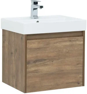 Тумба-умывальник Aquanet Nova Lite 60 дуб рустикальный 00249511+00242905
