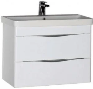 Тумба-умывальник Aquanet Орлеан 80 белый 00183082+00182312
