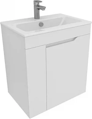 Тумба-умывальник Aquanet Практика 60 белый матовый 00330453+44060