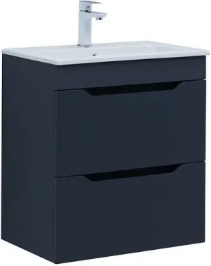 Тумба-умывальник Aquanet Практика 60 маренго 00330458+44060