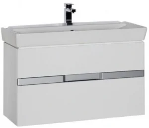 Тумба-умывальник Aquanet Виго 100 белый 00183403+00168784
