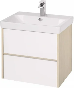 Тумба-умывальник Aquaton Сканди 70 белый/дуб верона 1A2518K0SDB20