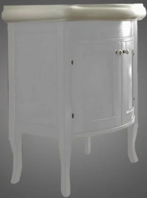 Тумба-умывальник напольная Kerasan Retro 69 белый матовый 735130+