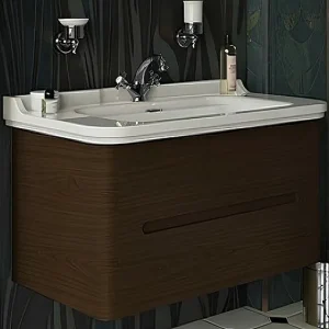 Тумба-умывальник Kerasan Waldorf 100 noce (орех) 925546+4142K1bi/cr*3